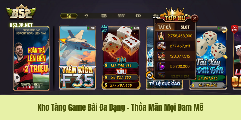 Kho tàng Game bài Kho tàng Game bài
